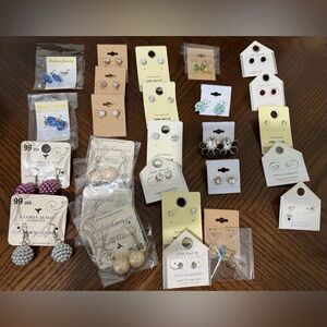 26 Pairs of Assorted Fashion Jewelry Earrings